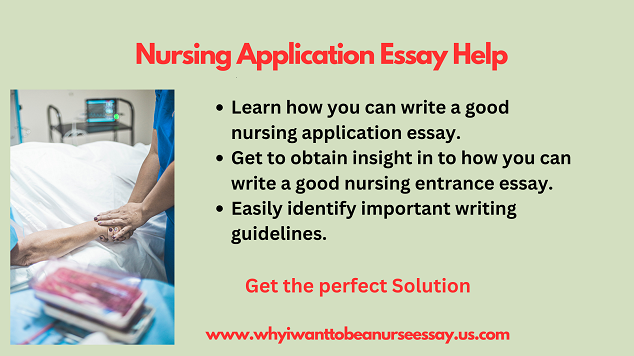 nursing application essay
